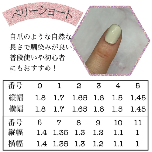 ひろ まつ ネイルチップ　測定チップ2種 ひろ まつ様専用 ネイルチップ 測定チップ2種