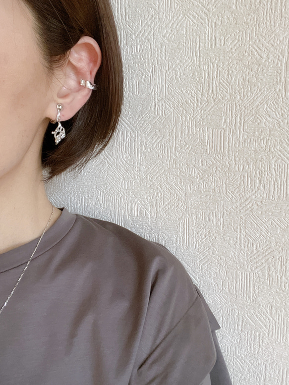 ribero line/  MINAMO  earring  or  pierce 11枚目の画像