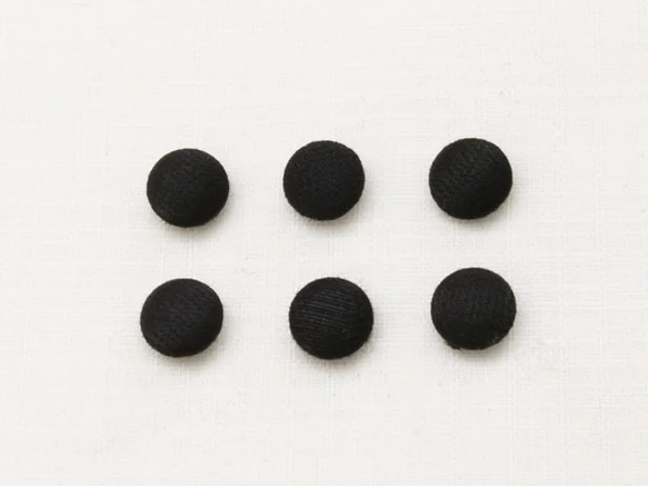 クロシェットミニチュアボタン 6pcs（No.3500） 2枚目の画像