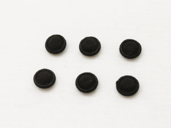 クロシェットミニチュアボタン 6pcs（No.3500） 4枚目の画像