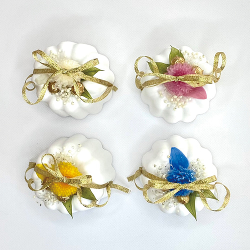 ケーキモチーフ カヌレ フラワー アロマストーン ディフューザー