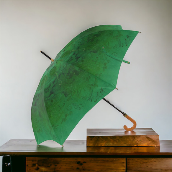 【受注生産】Green mist 1 の雨傘　 4枚目の画像