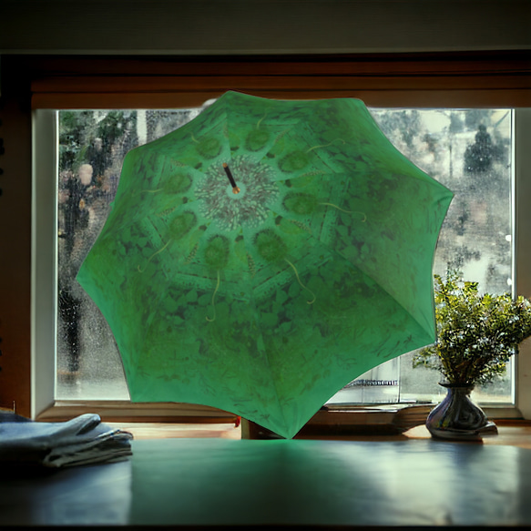 【受注生産】Green mist 1 の雨傘　 7枚目の画像