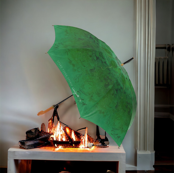【受注生産】Green mist 1 の雨傘　 5枚目の画像