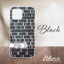 全機種対応 / tile ★ 名入れ可【スマホハードケース・クリアケース・ iphone Android系・タイル柄】 5枚目の画像