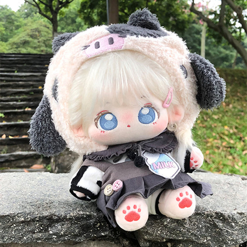 着せ替えぬいぐるみ 20cmぬいぐるみ ＜恋＞ ぬいぐるみ 白髪 青