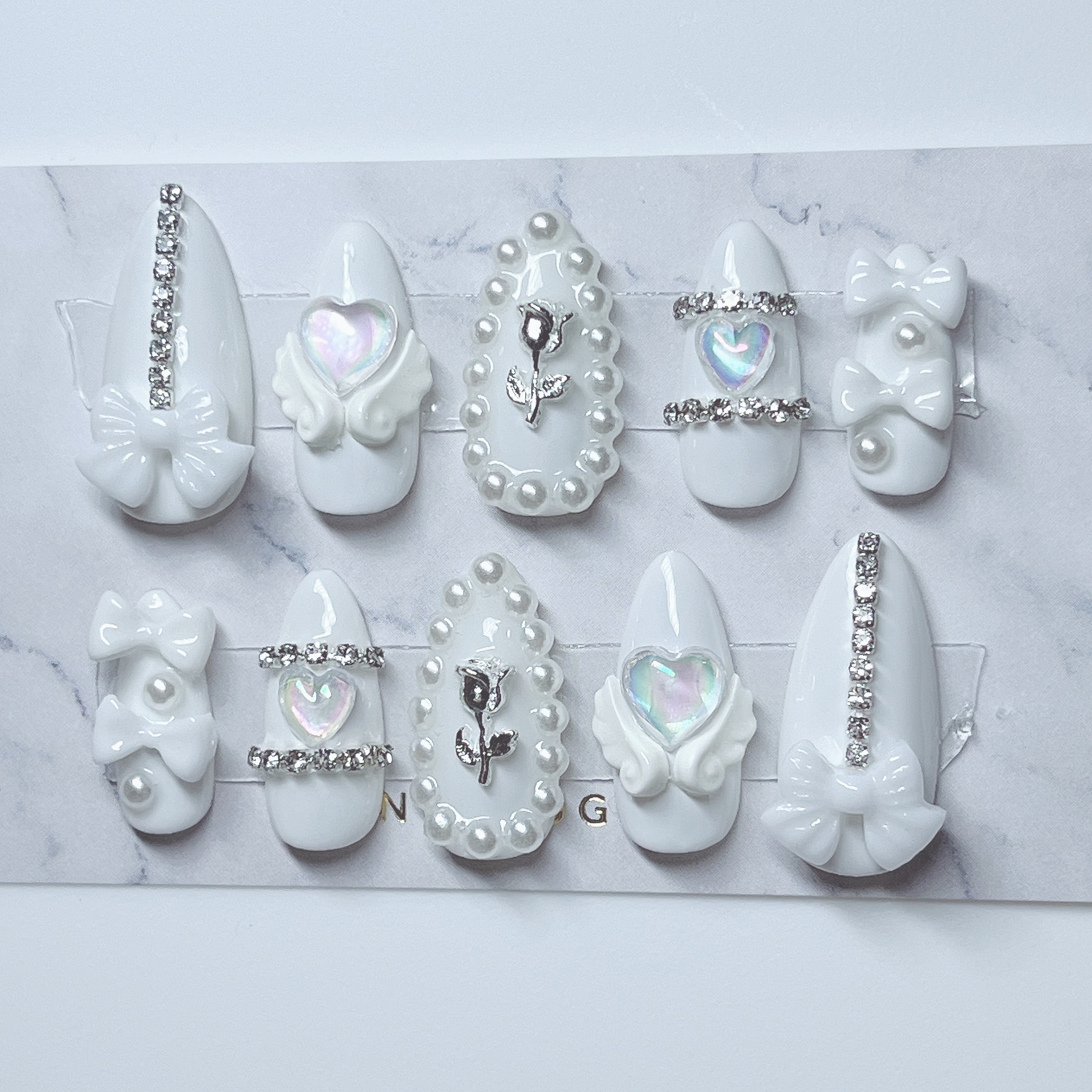 現品1点限り早い者勝ち 〗ネイルチップ 韓国ネイル 量産型