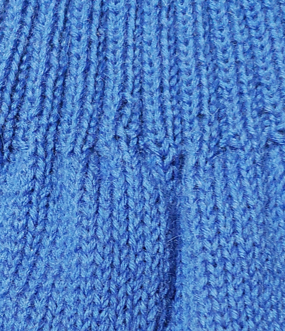 ロイヤルブルーの毛糸のパンツ 2枚目の画像