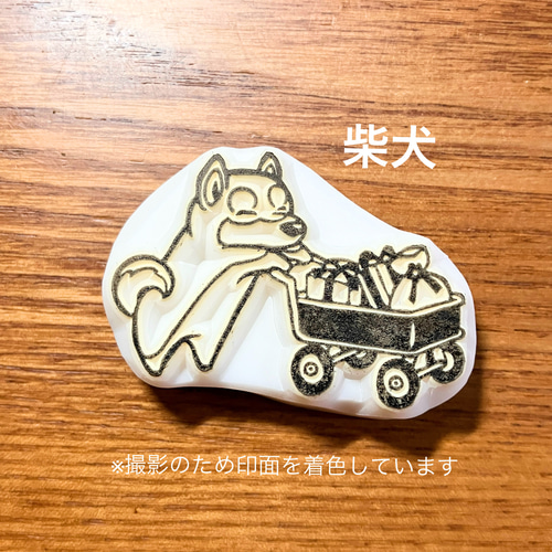 消しゴムはんこ『プチわんわん宅配便』全6種 はんこ・スタンプ