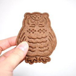 ワシミミズク（フクロウ）　3dプリンター　クッキー型 3枚目の画像