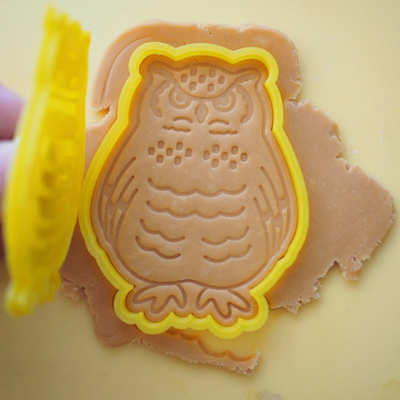 ワシミミズク（フクロウ）　3dプリンター　クッキー型 1枚目の画像