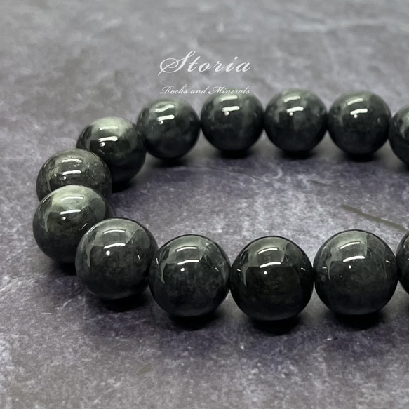 楽天市場】黒翡翠 ブレスレット 8mm 17cm〜17.5cm M〜L サイズ