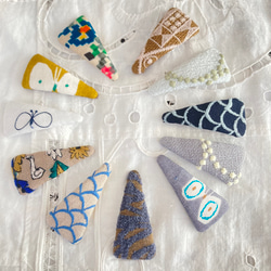 ミナペルホネン ＆ リバティ くるみボタンヘアゴム ☆ ヘアゴム