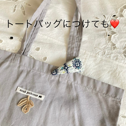 ミナペルホネン使用❤️ さんかくパッチンピン♪ パッチン ミナペルホネン使用❤️ さんかくパッチンピン♪ パッチン