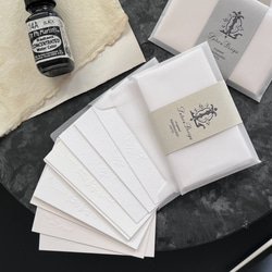 ネーム＆メッセージカード12枚セット// BLUE＆WHITE 6枚目の画像