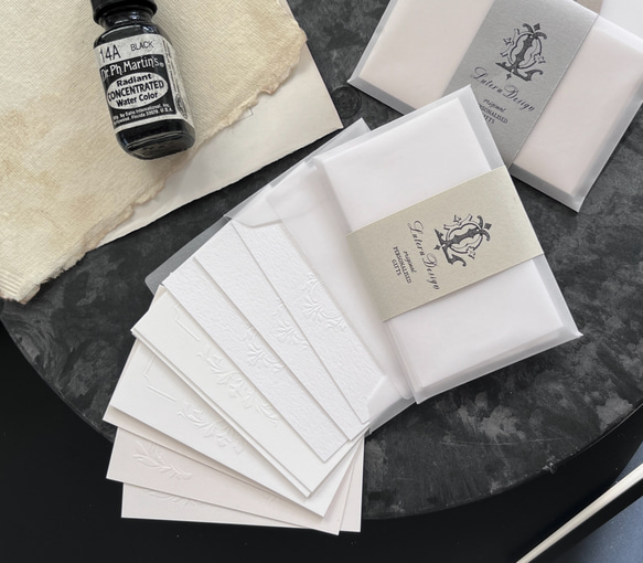 ネーム＆メッセージカード12枚セット// BLUE＆WHITE 6枚目の画像