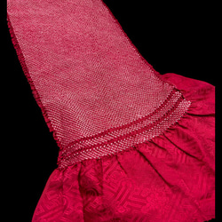 【スーパーゲリラ企画】6602正絹総絞り帯揚げ＆重ね衿 帯締めセット 成人式 6枚目の画像