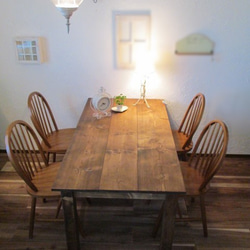 140×45×70 カウンターテーブル・ウッドレッグ《ナチュラル