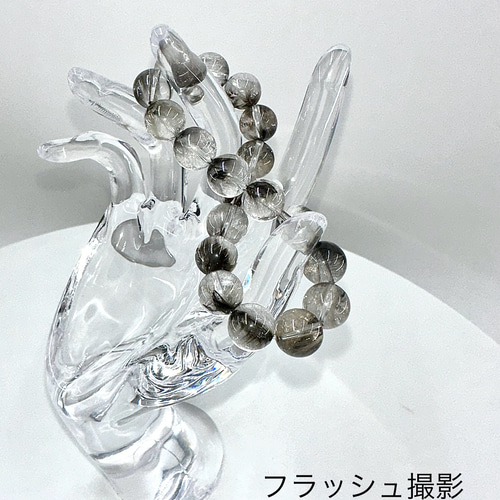 【高品質・希少】 プラチナルチル ブレスレット 021493 希少✨天然プラチナルチルクォーツブレスレット