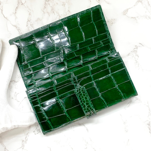 メ*ソ様 ポロサス　ロングウォレット　スモールクロコダイル　エクサルティファクト メ*ソ様 ポロサス ロングウォレット スモールクロコダイル エク