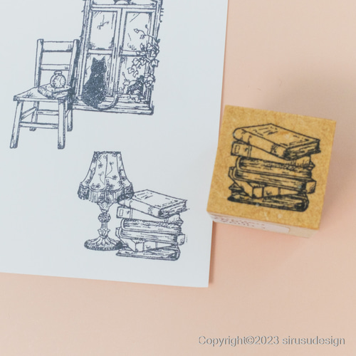アンティークなBook（本） スタンプ はんこ・スタンプ