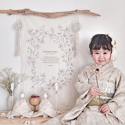 早割】Hinamatsuri tapestry / sakura | タペストリー | ひなまつり