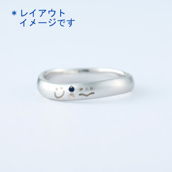 K様オーダーページ｜SVリング＊サファイア・ムーンストーン 