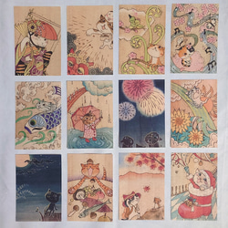 ポストカード「みんニャちがってみんニャいい」7～12　６枚 4枚目の画像