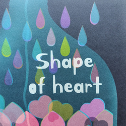 【SHAPE OF HEART】愛の形　アート イラスト デザイン ポスター A4 A3 インテリア 4枚目の画像