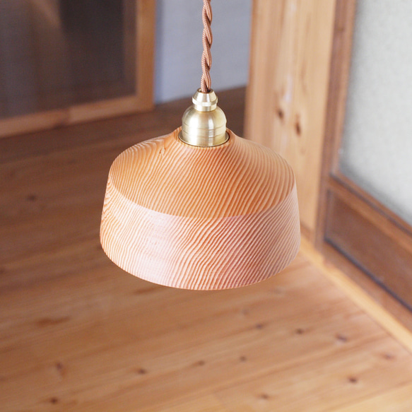 木製 ペンダントランプ 松材4 ランプシェード シーリングライト
