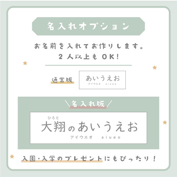 〖福袋 2024〗《名入れ対応》知育ポスター 2点セット／送料無料 10枚目の画像