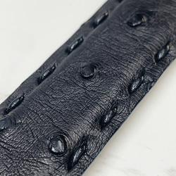 日本製　上質　オーストリッチ　ショルダー　バック　財布　ミドルウォレット　ベルト　Lサイズ　エキゾチックレザー 8枚目の画像