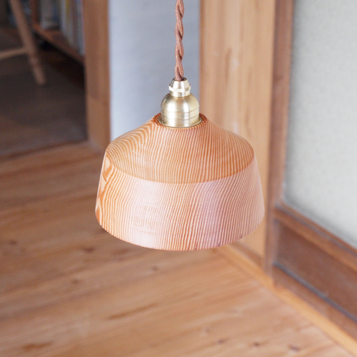 ペンダントライト　木製　天井照明　ハンドメイド　シーリングライト　ランプシェード 木のランプシェード 受注制作 シーリングライト・ペンダントライト