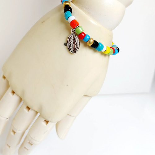 チャーム ガラスビーズ ブレスレット 1 ブレスレット chadwood 通販