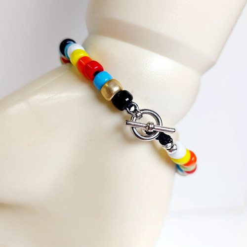 チャーム ガラスビーズ ブレスレット 1 ブレスレット chadwood 通販