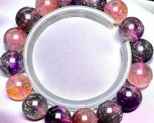 ☆別格高級品！財福開運宝珠①極美！キャッツアイ　タイガー タイチンルチル ブレス ☆別格高級品！財福開運宝珠①極美！キャッツアイ タイガー