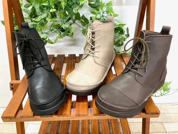 【新年福袋2024♪】繫帶靴（IC-500）和2WAY懶人鞋（3400），顏色和尺寸可選 第7張的照片