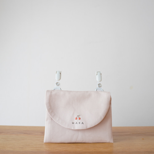 名入れ】刺繍入り 移動ポケット │移動ポシェット 入園入学2025