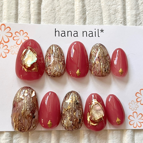 ネイルチップ ニュアンスネイル #46 ネイルチップ（つけ爪） hana nail  