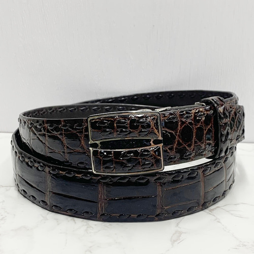 日本製 上質 クロコダイル カードケース名刺入れ＋コインケース＋