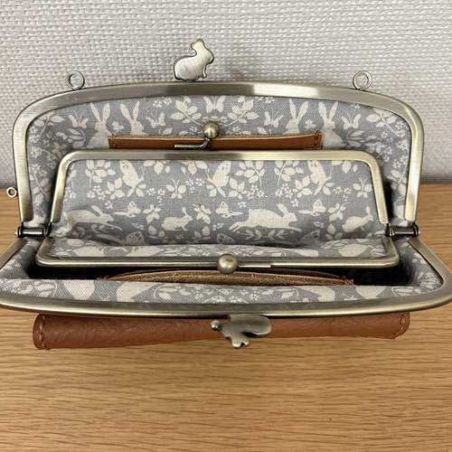 うさこページ　親子がま口財布（22cm） うさこ様 専用ページ 親子がま口財布（22cm）