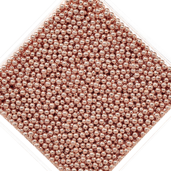 ネイルパーツ ブリオン 1mm 50g ピンクゴールド 銅製 球体 レジン 