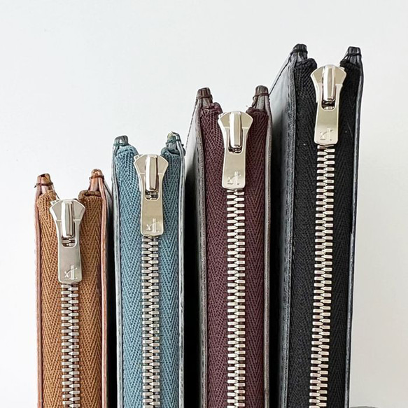 ［ゴーストレザー]　Lzip長財布 [ESP-6708]ブラック 