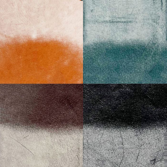 ［ゴーストレザー]　Lzip長財布 [ESP-6708]ブラック 