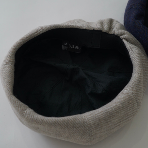 羊毛貝雷帽/2色/Bishu紡織 第13張的照片