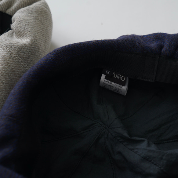 羊毛貝雷帽/2色/Bishu紡織 第12張的照片
