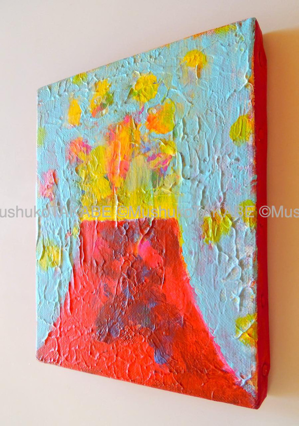 [Mt. Fuji] #アート #絵 #原画 #エネルギーチャージ　#小さい絵 4枚目の画像