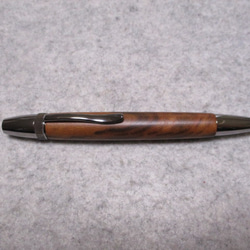 ペールムーンエボニー キヌカオイル仕上げ 木軸ボールペン(シャープ