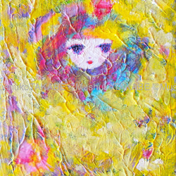 [my flower garden] #アート #絵 #原画 #エネルギーチャージ　#ミモザ 1枚目の画像