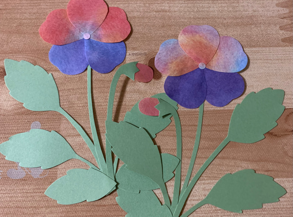 壁面飾り＊季節の花シリーズ【春のお花セット】 7枚目の画像